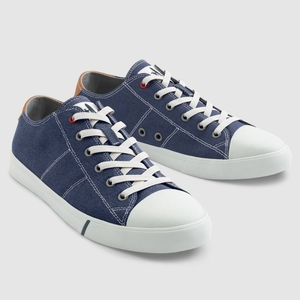 johnnie-O Blue and White Sneakers